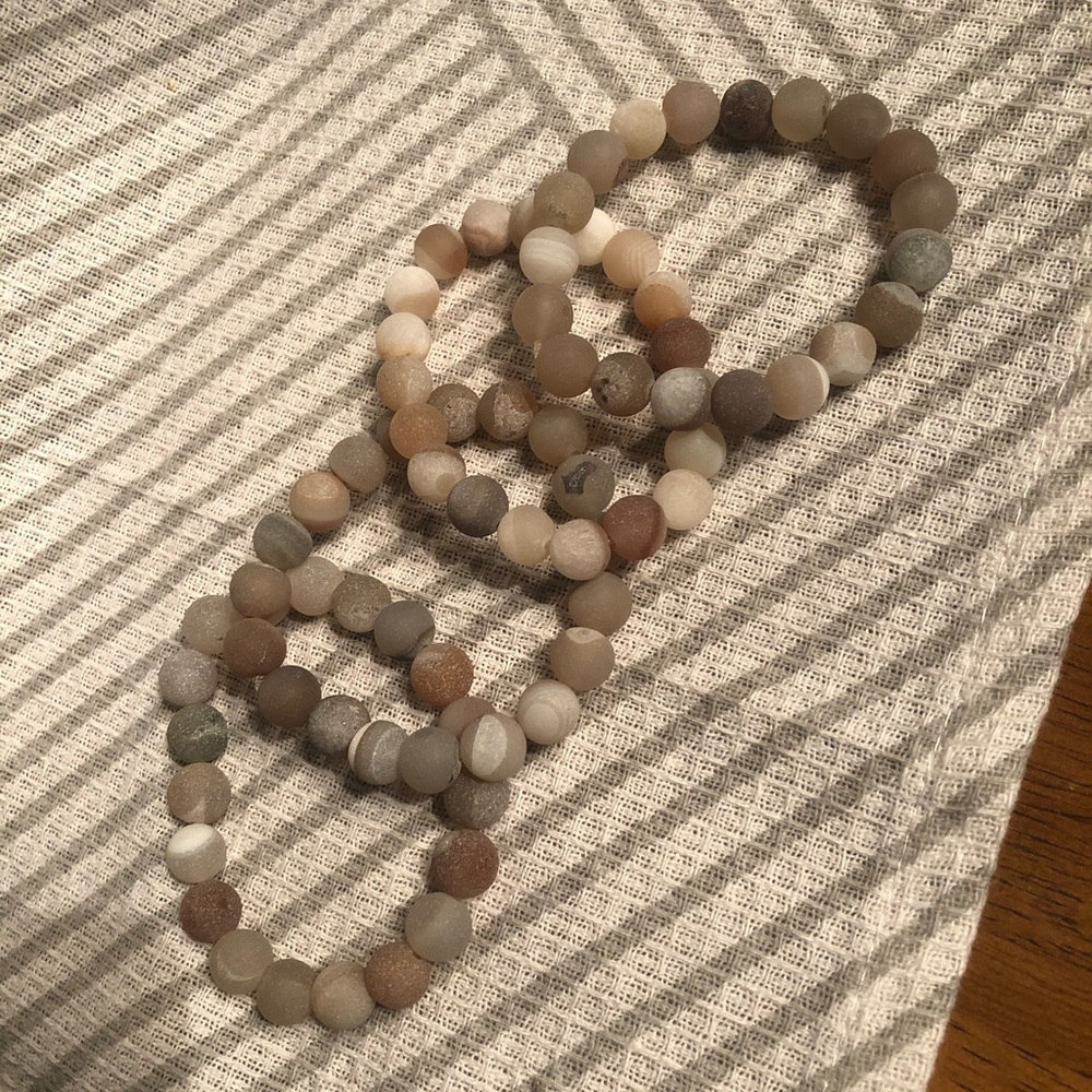 Earthy tone beaded bracelet